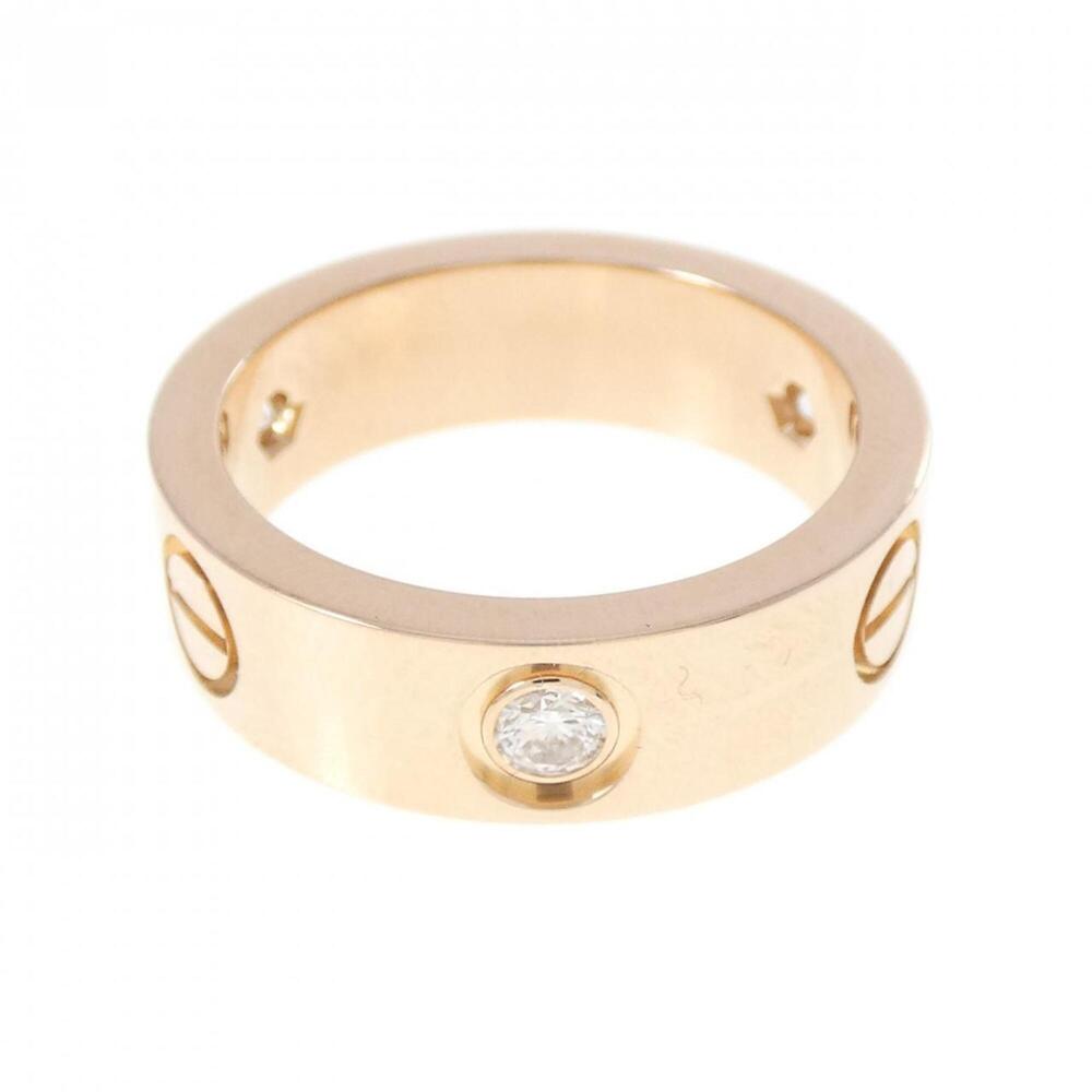 CARTIER Gold Diamond Love Ring - Picture 2 of 5
